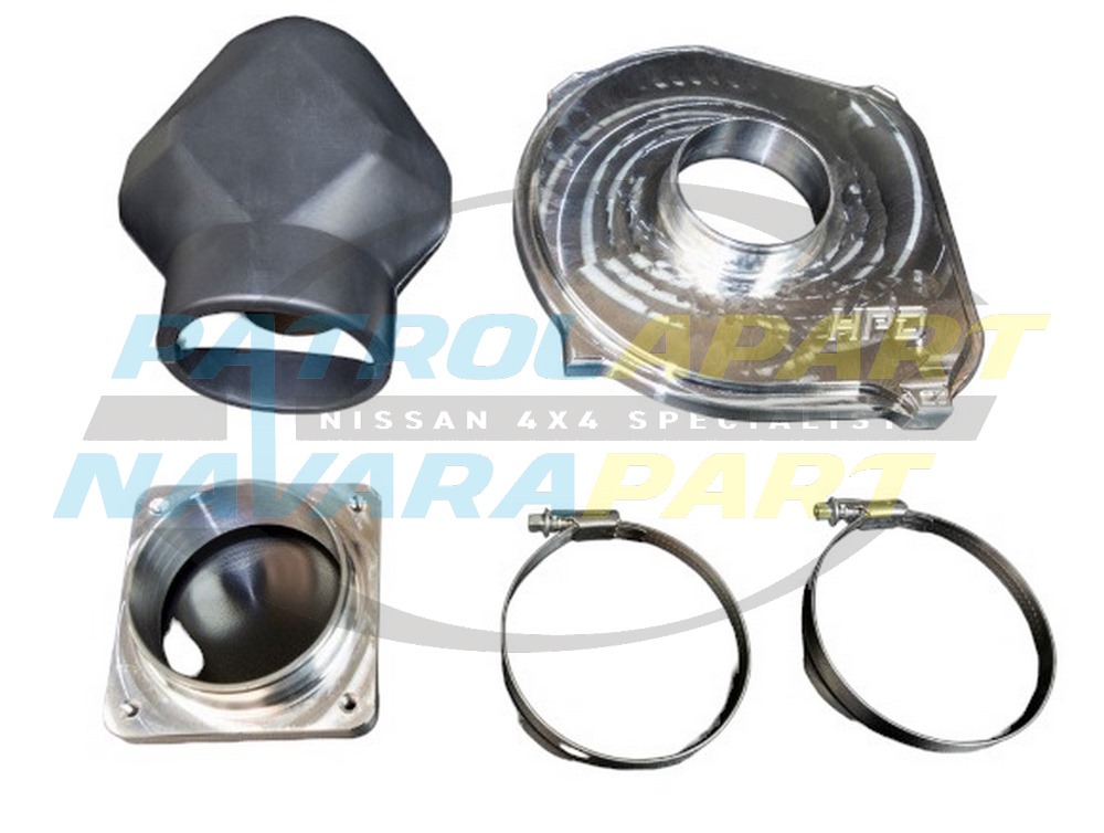 HPD High Flow Air Box Lid Billet Aluminium ZD30 - Nissan Patrol Y61 GU