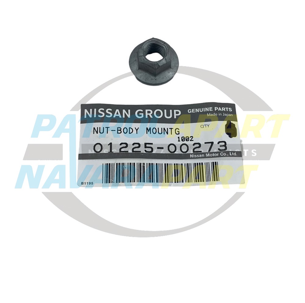 Genuine Nissan Body Mount Nut YD25 - Nissan Navara D22 2008-2013