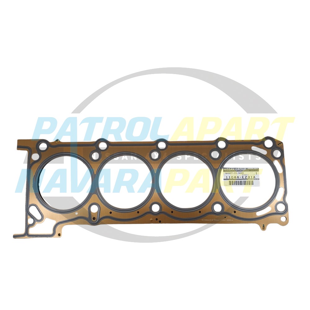 Genuine Nissan RH Cylinder Head Gasket VK56 - Nissan Patrol Y62
