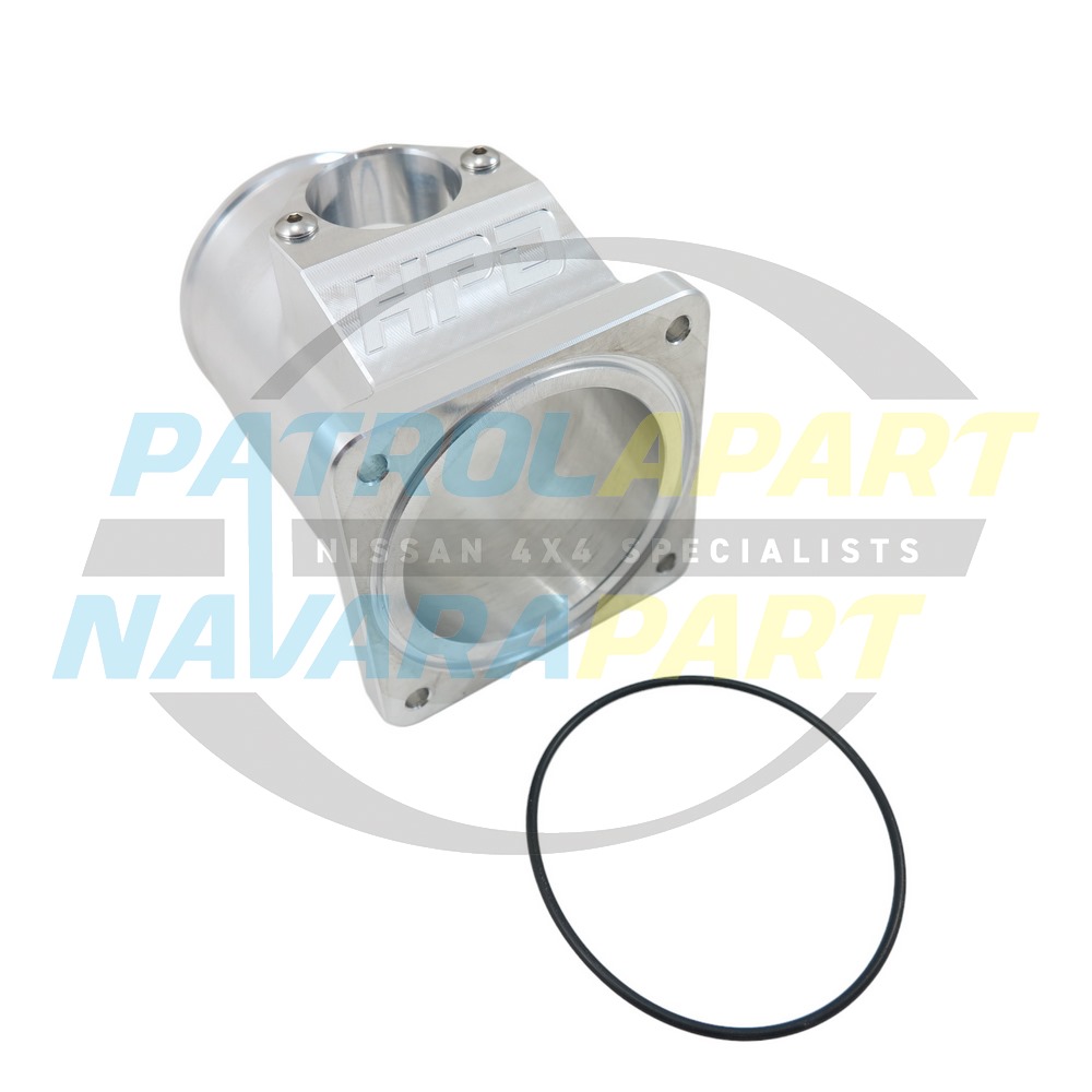 HPD Billet Airflow Meter Sensor Housing MAF ZD30 - Nissan Patrol Y61 GU S1-3