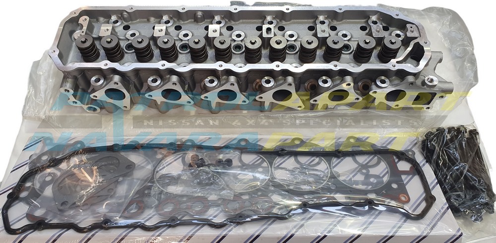 Brand New Built Cylinder Head with VRS Set & Bolts TB42 - Nissan Patrol Y60 GQ