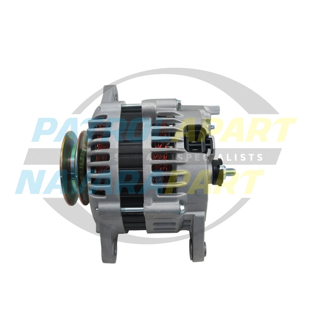 Alternator 12V 100A NO VAC PUMP TD42 - Nissan Patrol Y60 GQ & Y61 GU
