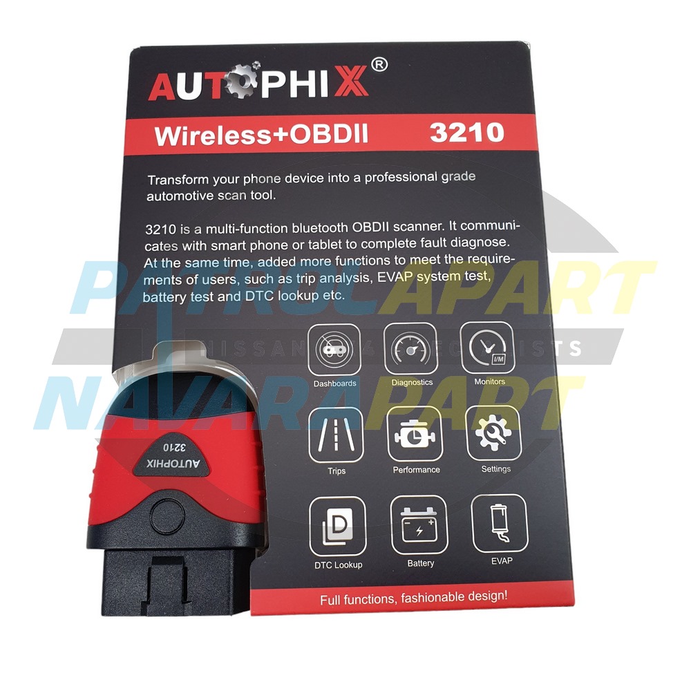 Bluetooth Scanner Tool Module OBDII Android & IOS Apple - Autophix 3210