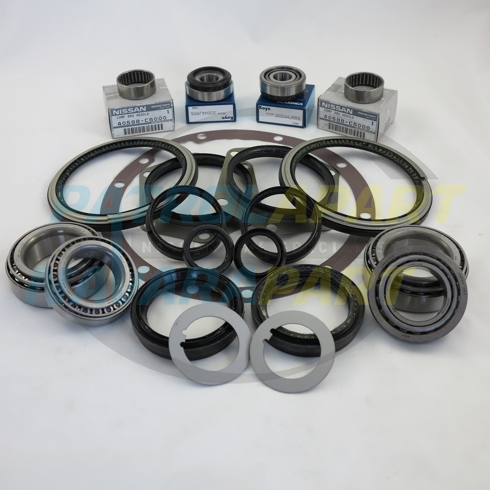 Front Axle Swivel Hub Rebuild Kit - Nissan Patrol Y60 GQ