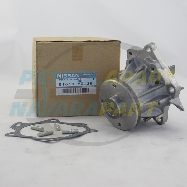 Genuine Nissan Water Pump RD28 - Nissan Patrol Y60 GQ and Y61 GU 1994-2000