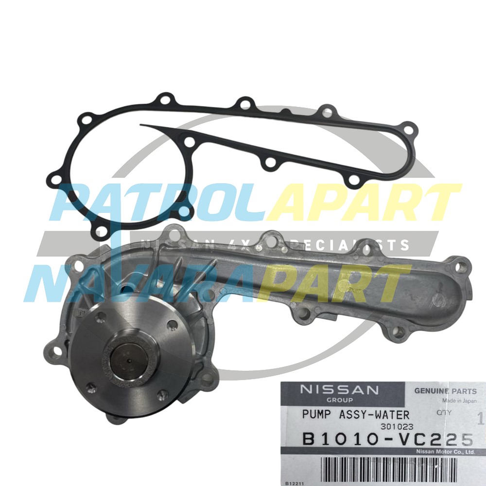 Genuine Nissan Water Pump TB48 - Nissan Patrol Y61 GU
