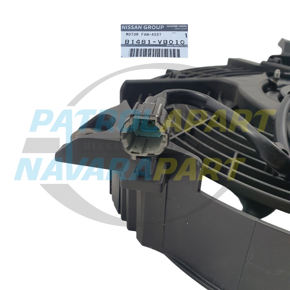 Genuine Nissan RH 2 Pin Condenser Thermo Fan - Nissan Patrol Y61 GU