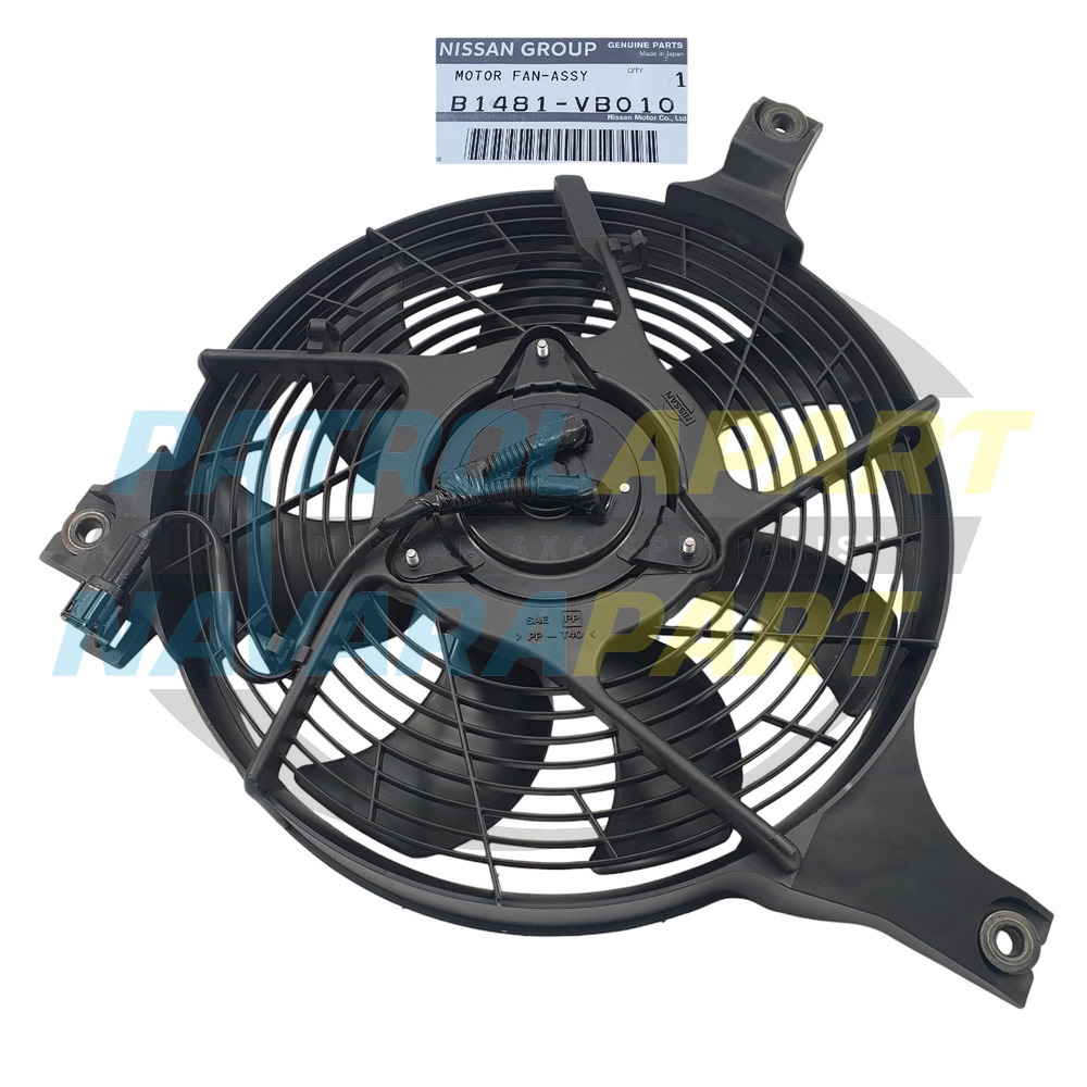 Genuine Nissan RH 2 Pin Condenser Thermo Fan - Nissan Patrol Y61 GU