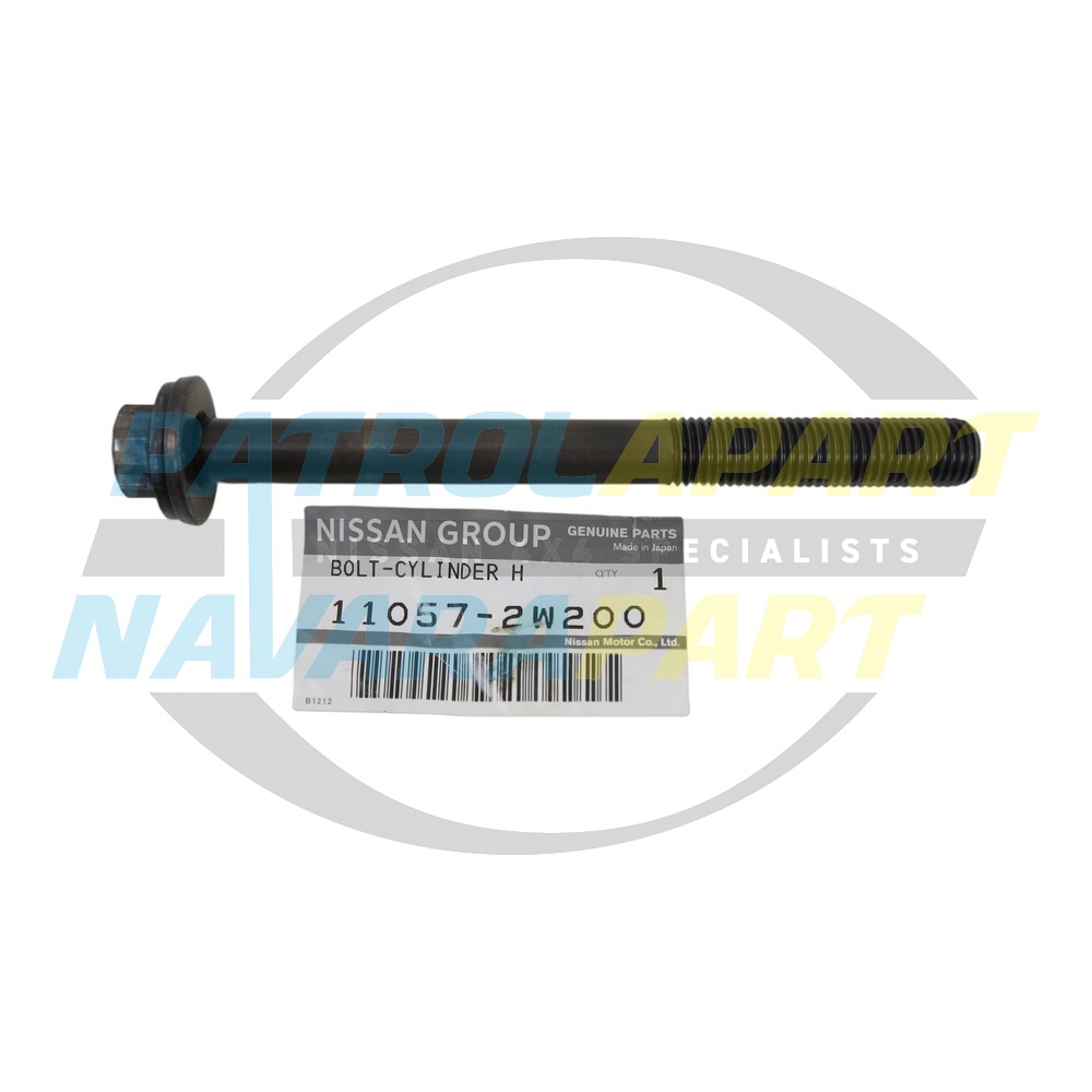 Genuine Nissan Cylinder Head Bolt ZD30 - Nissan Patrol Y61 GU