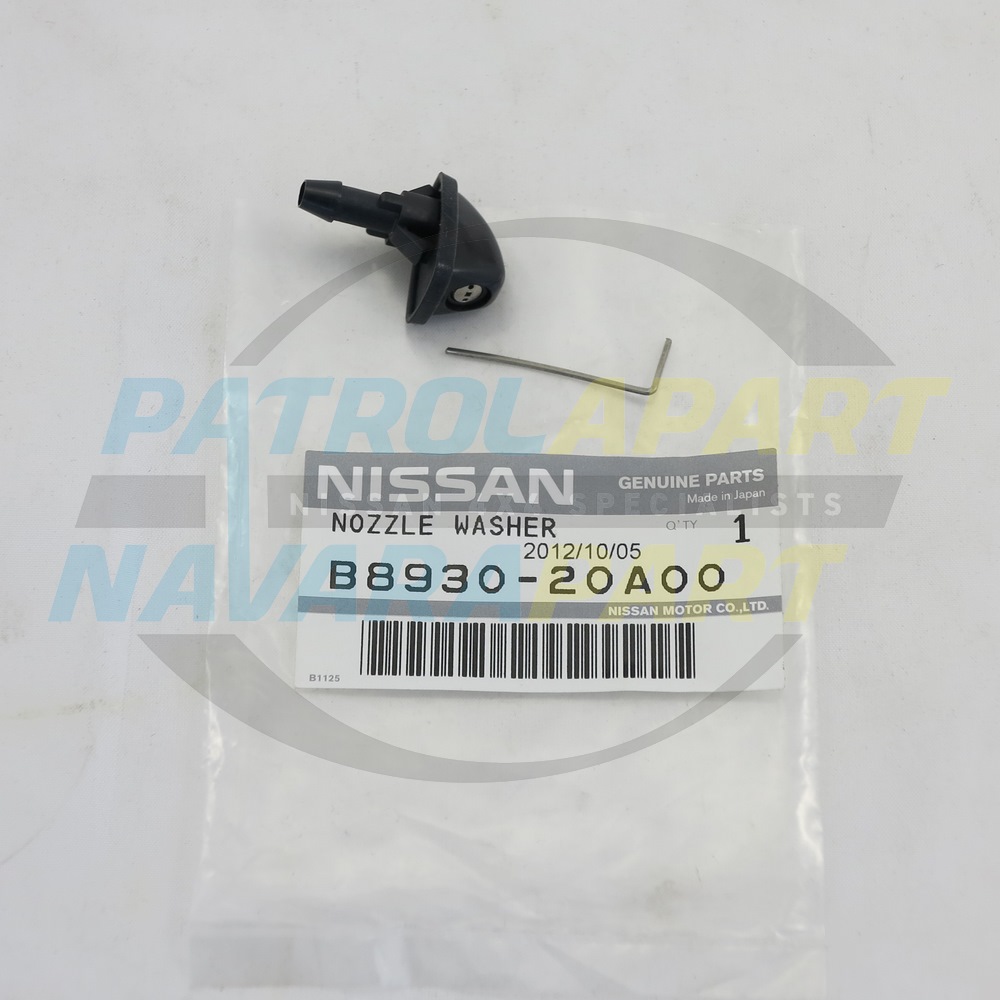 Genuine Nissan Windscreen Bonnet Washer Jet - Nissan Patrol Y60 GQ