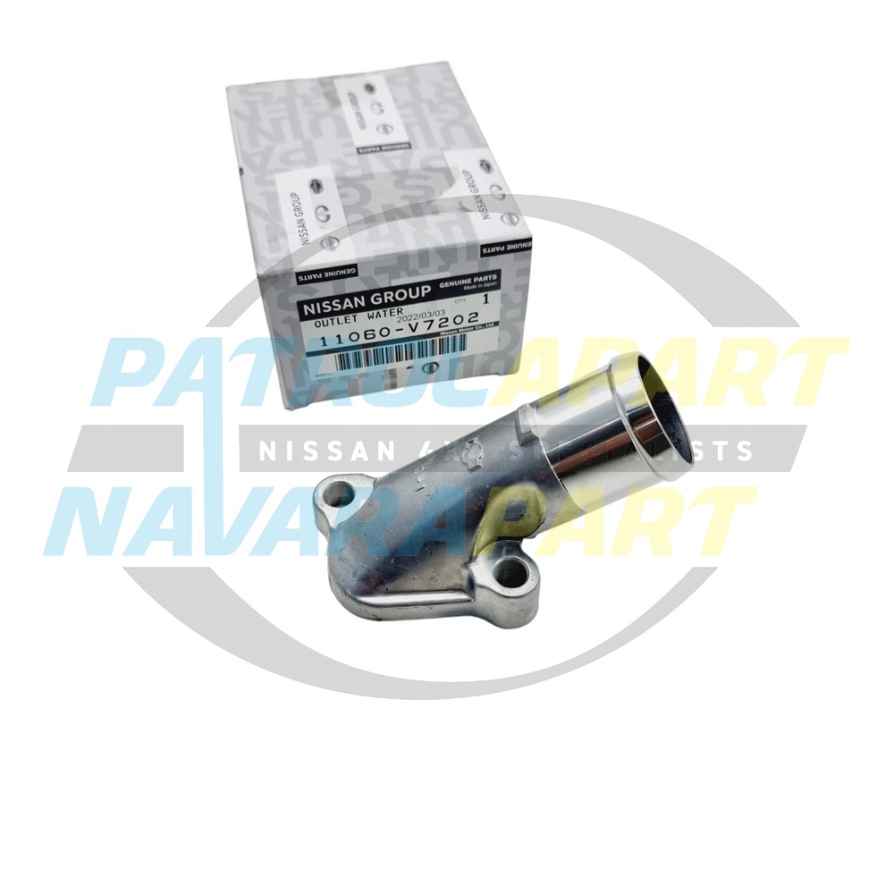 Genuine Nissan Upper Water Outlet RD28 - Nissan Patrol Y60 GQ & Y61 GU
