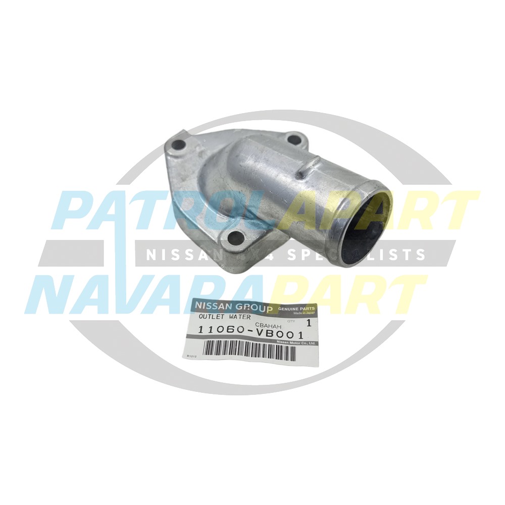 Genuine Nissan Thermostat Housing TB45 - Nissan Patrol Y61 GU