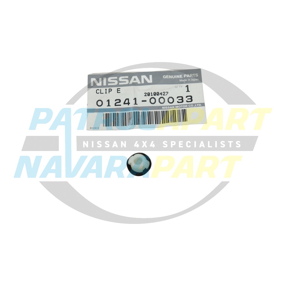 Genuine Nissan Tailgate Hinge Cover Clip - Nissan Patrol Y61 GU