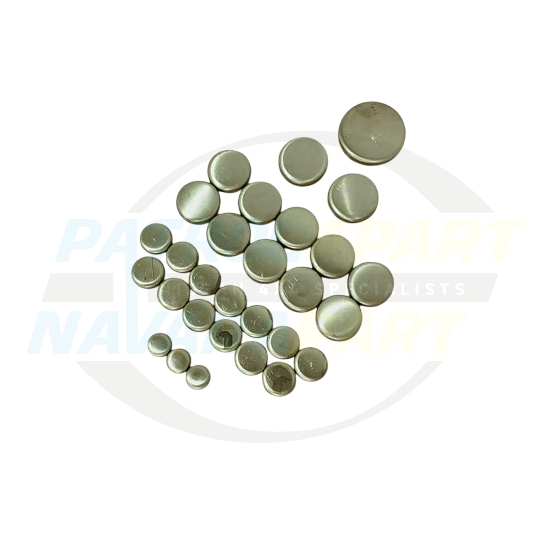 Brass Welch Plug Kit TD42 - Nissan Patrol Y60 GQ & Y61 GU