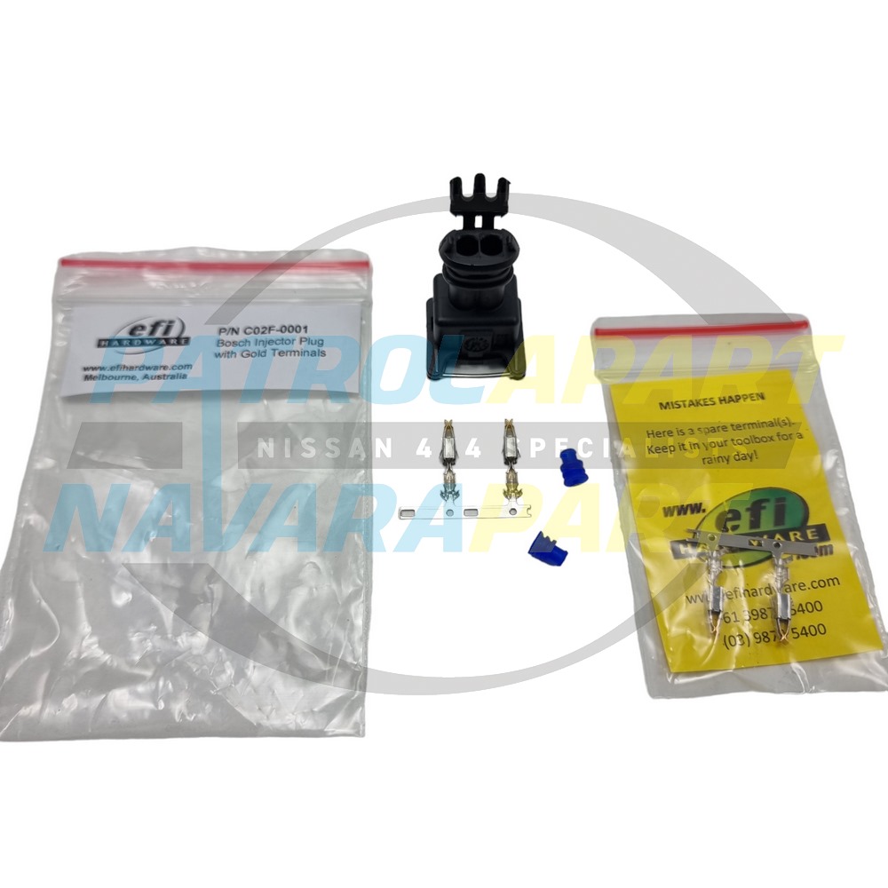 EFI Hardware Wiring Loom Plug ECU Coolant Temp Sender - Nissan Patrol Y60 GQ