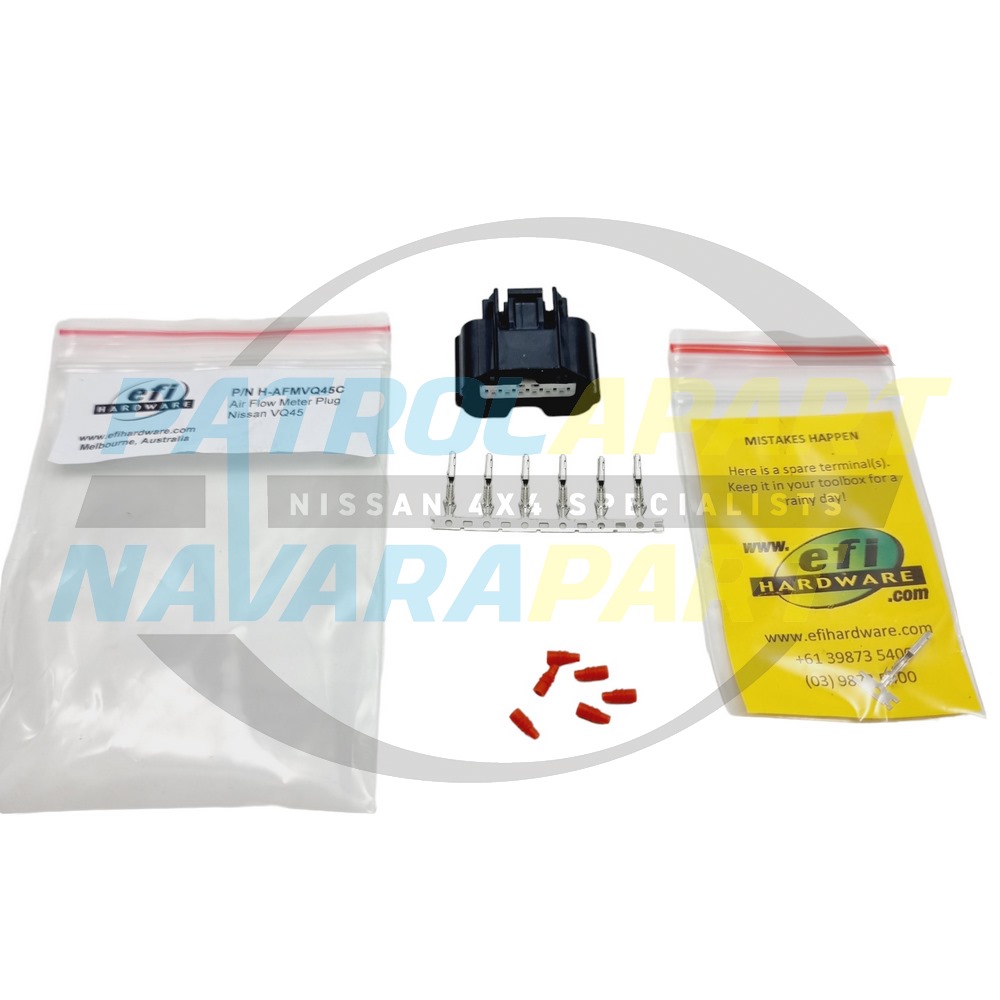 Wiring Loom Plug Mass Air Flow Meter MAF VK56 ZD30 - Nissan Patrol Y61 GU, Y62, Navara D40 & Pathfinder R51