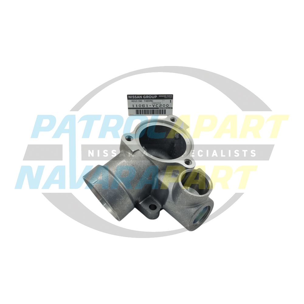 Genuine Nissan Thermostat Housing TB48 - Nissan Patrol Y61 GU