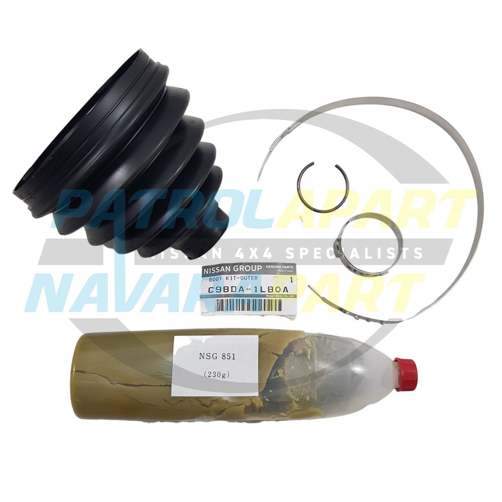 Genuine Nissan Rear LH & RH Outer CV Boot Kit VK56 - Nissan Patrol Y62