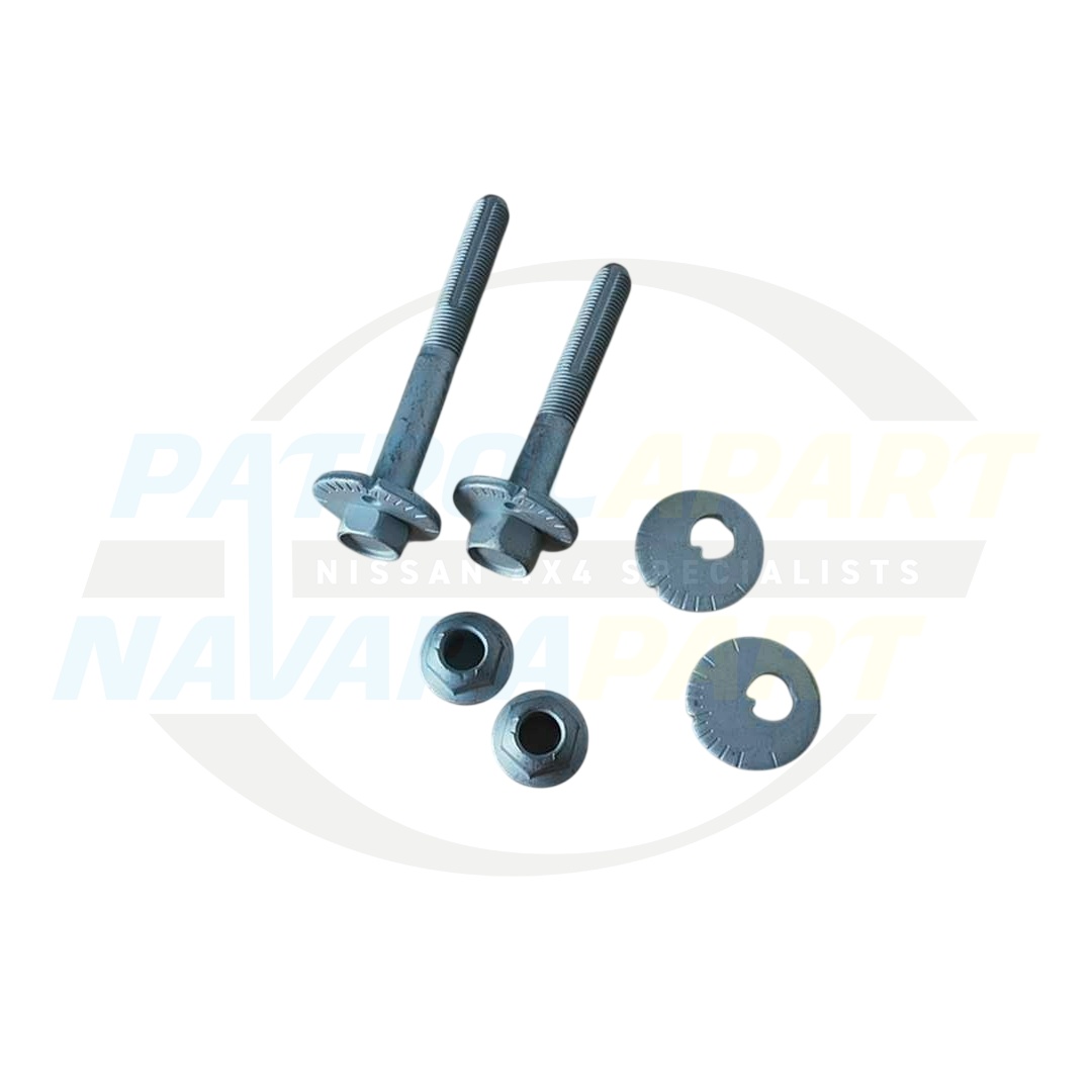 Genuine Nissan Camber Bolt Kit (Per Side) Rear - Nissan Patrol Y62