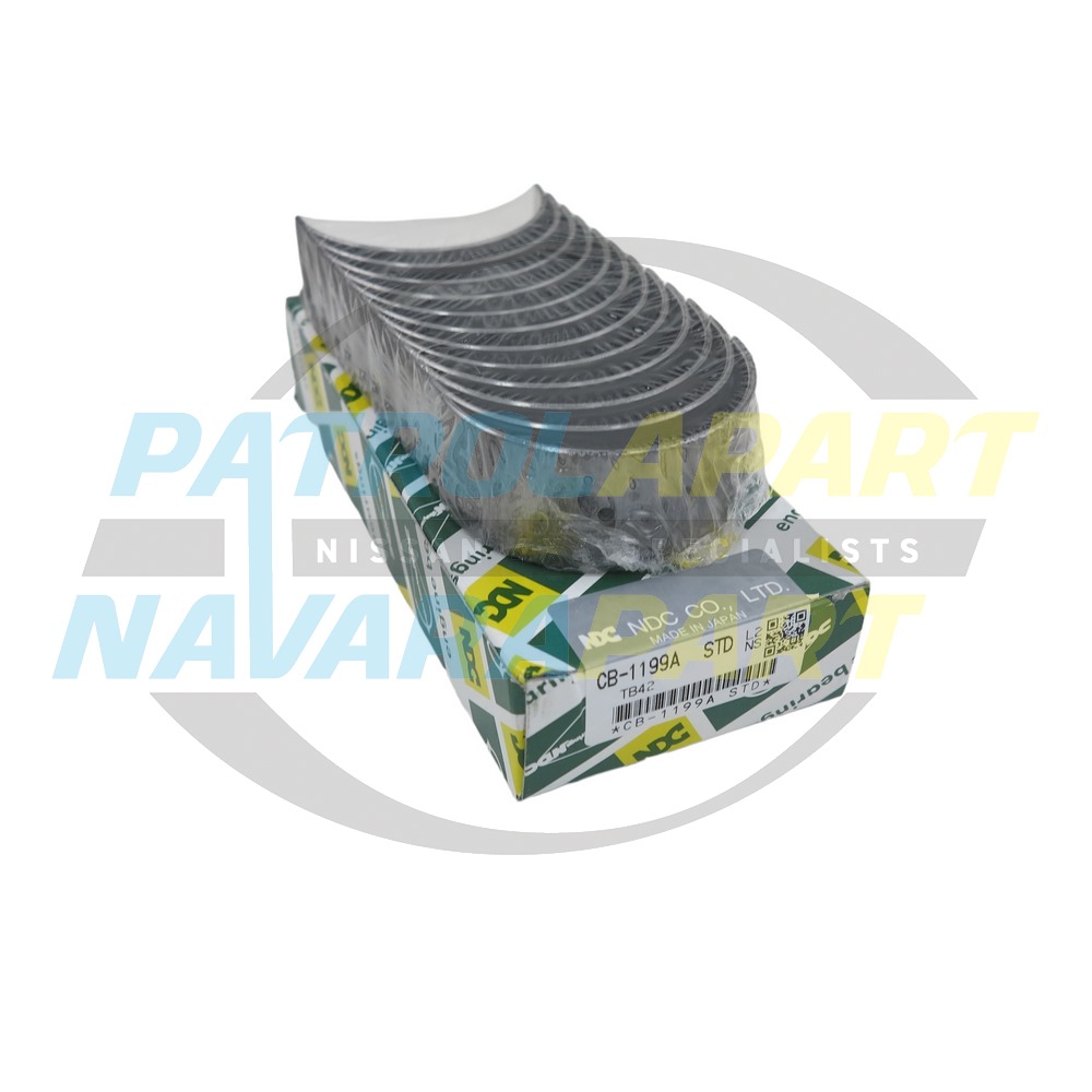 Engine Big End Connecting Rod Bearing Set Standard TB42, TB45, TB48 - Nissan Patrol Y60 GQ & Y61 GU