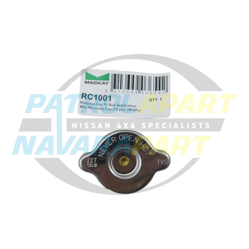 Radiator Cap 90 kPa 13PSI - Nissan Patrol Y60 GQ & Y61 GU