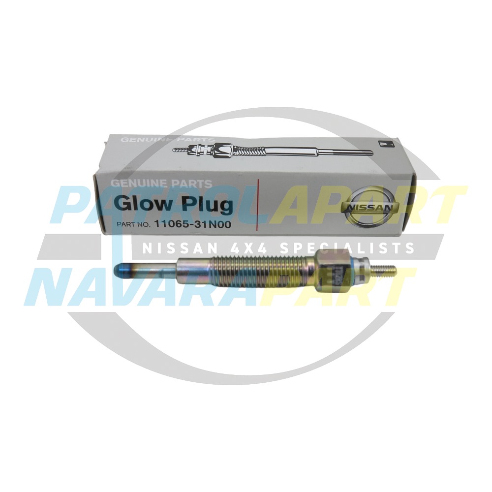 Genuine Nissan Glow Plug TD42 - Nissan Patrol Y60 GQ & Y61 GU