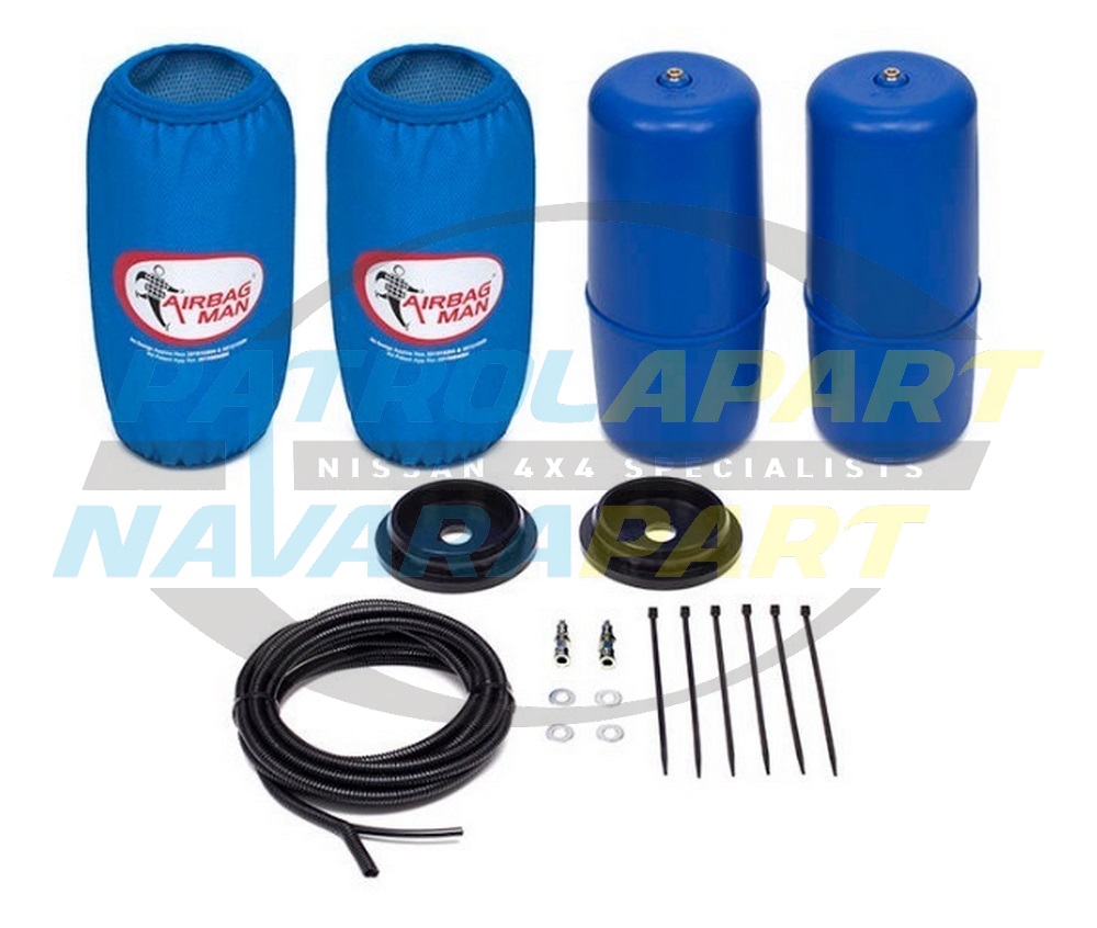 High Pressure Coil Air Bag Helper Kit 2" Lift - Nissan Patrol Y60 GQ & Y61 GU