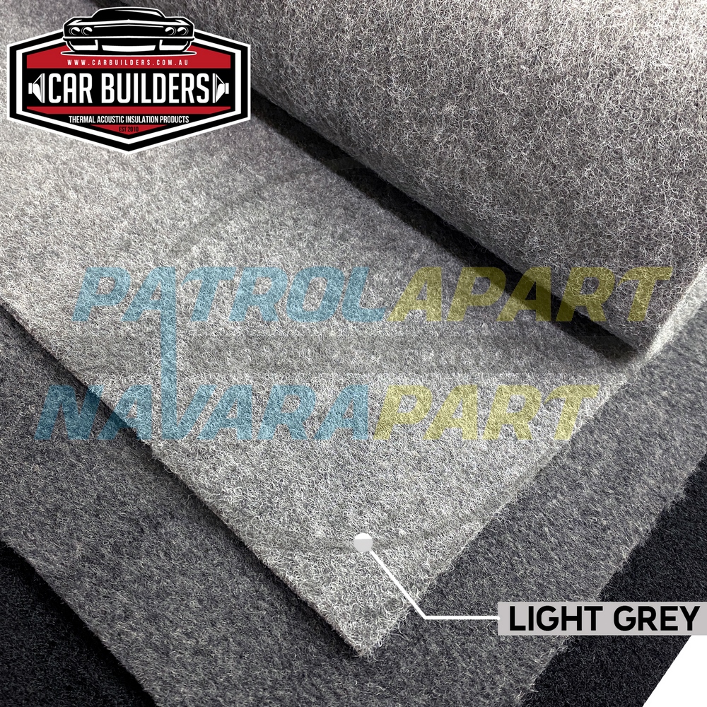 Automotive 4 Way Stretch Carpet 1x2m - Light Grey