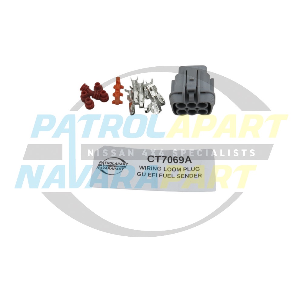 Wiring Loom Plug Fuel Sender 6 Pin - Nissan Patrol Y61 GU