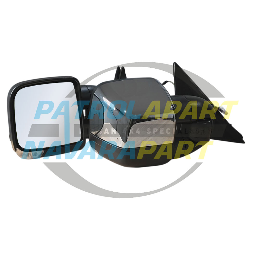 Clearview Chrome Compact Mirror Pair - Nissan Patrol Y62