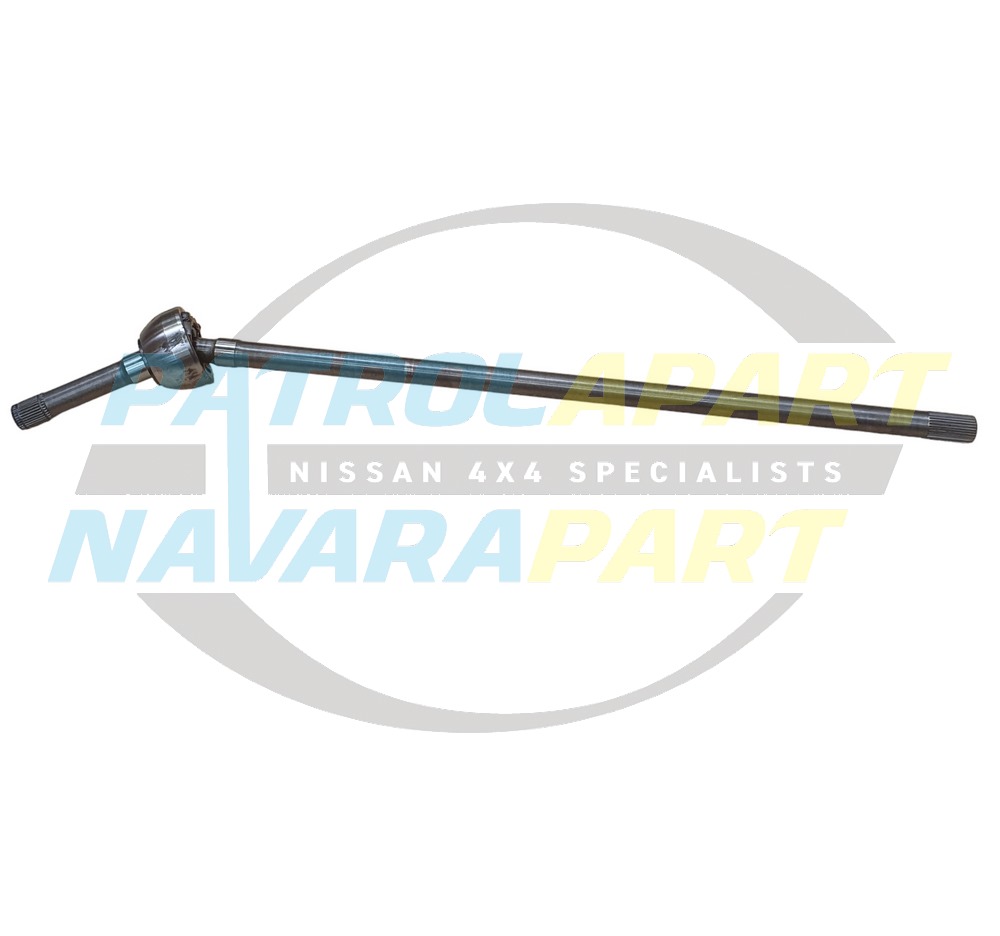 GSP Premium Left Hand Long Front CV Joint & Axle - Nissan Patrol Y60 GQ