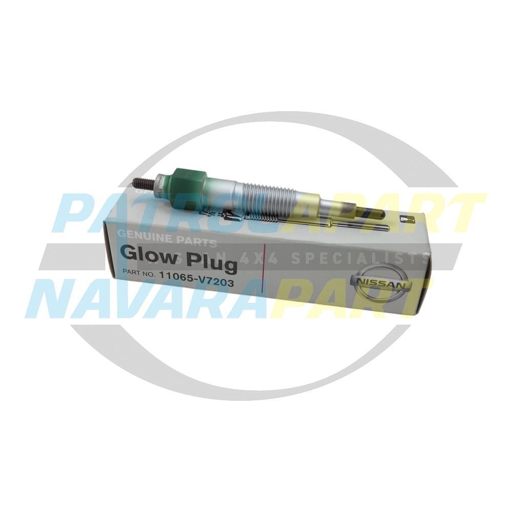 Genuine Nissan Glow Plug Single Pole RD28 - Nissan Patrol Y60 GQ