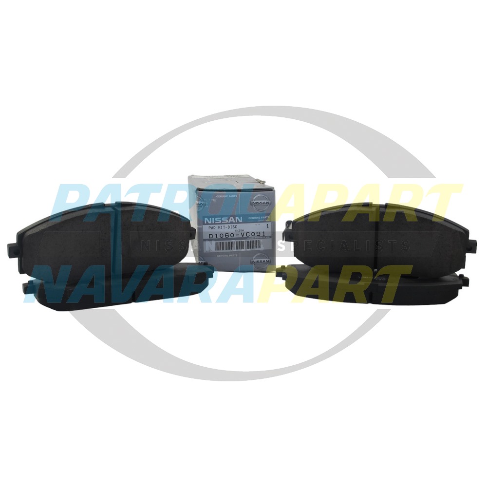 Genuine Nissan Front Brake Pads - Nissan Patrol Y61 GU 1997-2017