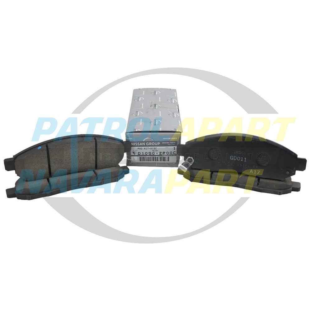 Genuine Nissan Front Brake Pads - Nissan Navara D40 2005-2015