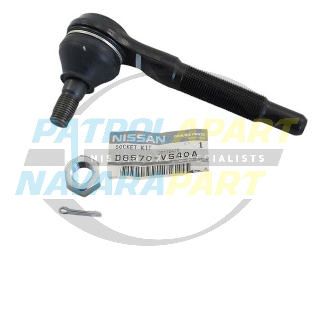 Genuine Nissan Tie Rod End LHS 'Male' - Nissan Patrol Y61 GU