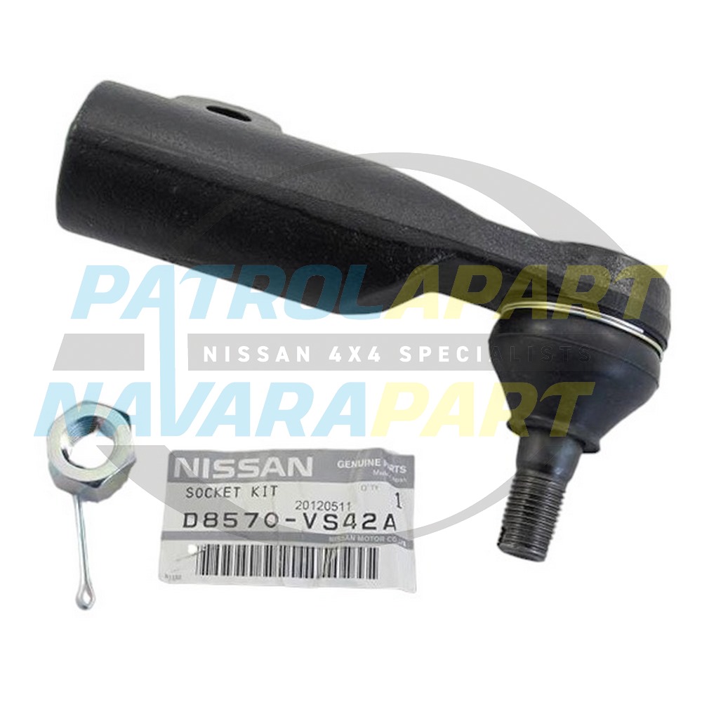 Genuine Nissan Female Tie Rod End LH Side - Nissan Patrol Y61 GU S4