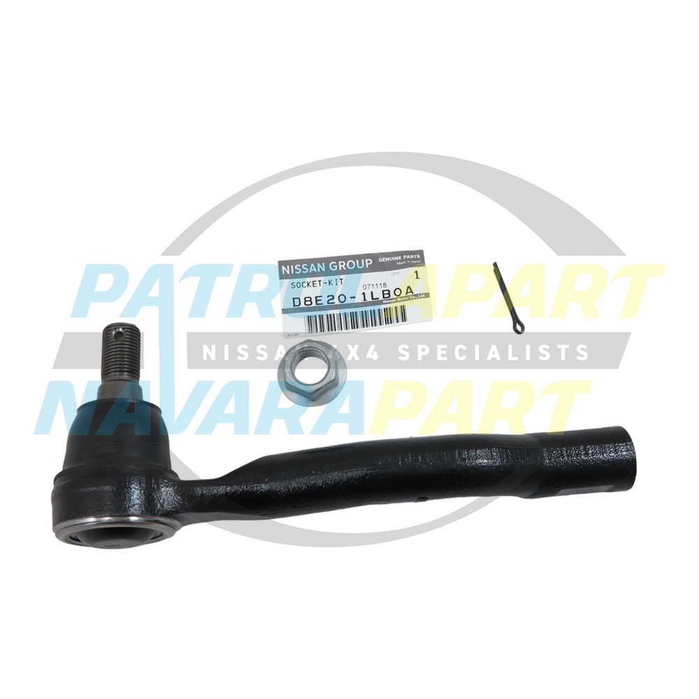 Genuine Nissan LH Left Hand Front Outer Tie Rod End - Nissan Patrol Y62