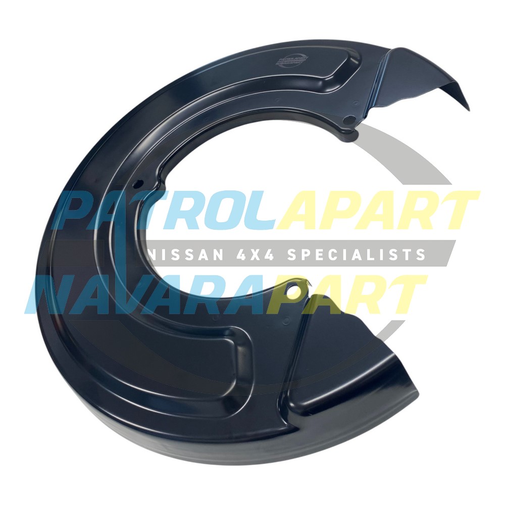 Rear Brake Disc Backing Plate Left or Right - Nissan Patrol Y60 GQ & Y61 GU