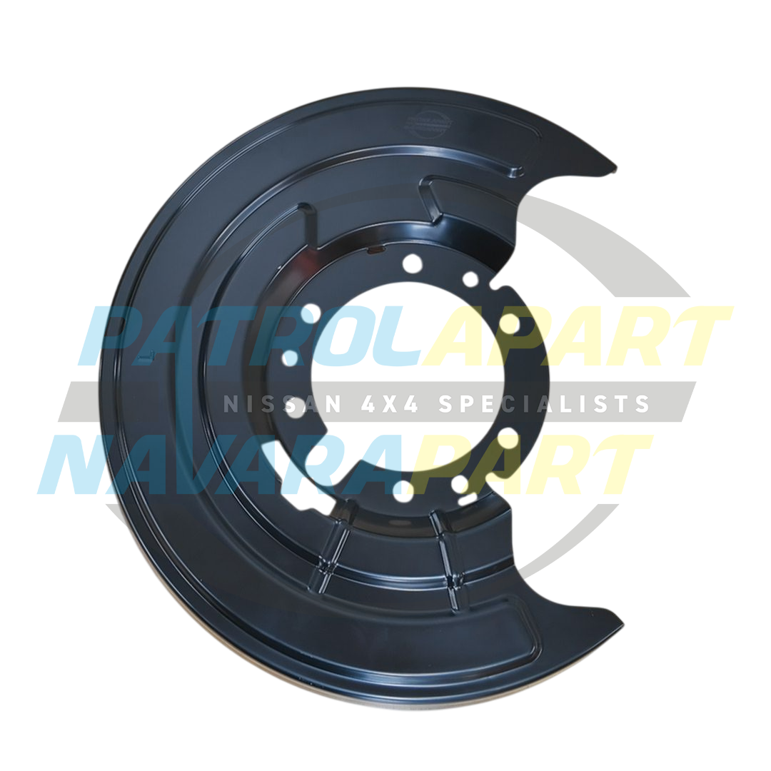 Non-Genuine Left Hand Front Brake Backing Plate - Nissan Patrol Y61 GU S3+