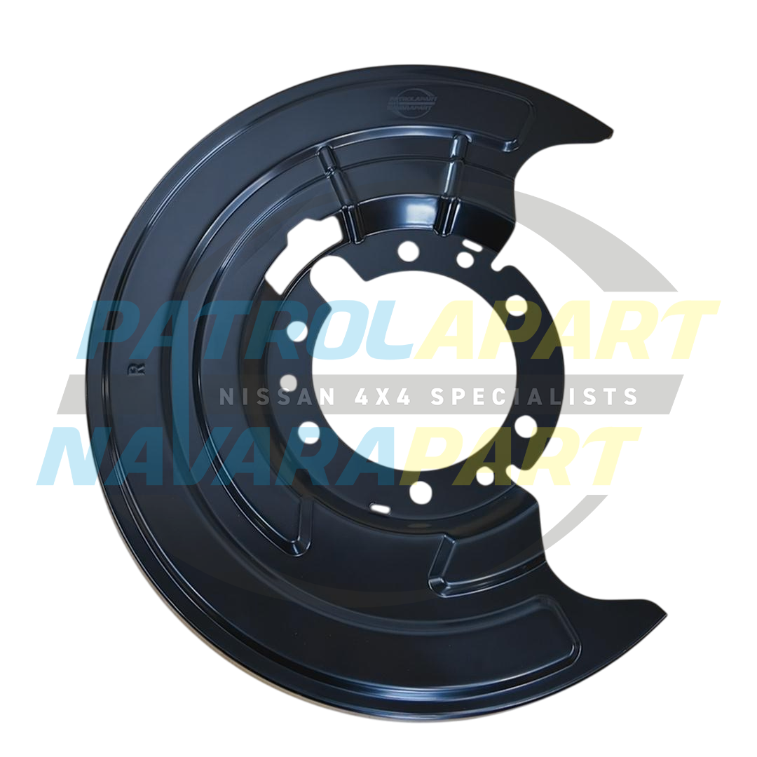 Right Hand Front Brake Backing Plate - Nissan Patrol Y61 GU S3+