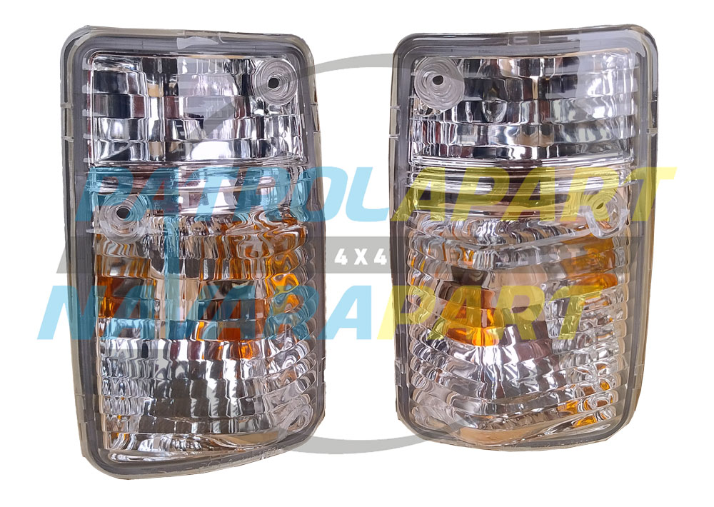 Crystal Corner Indicator Light Set - Nissan Patrol Y60 GQ S2