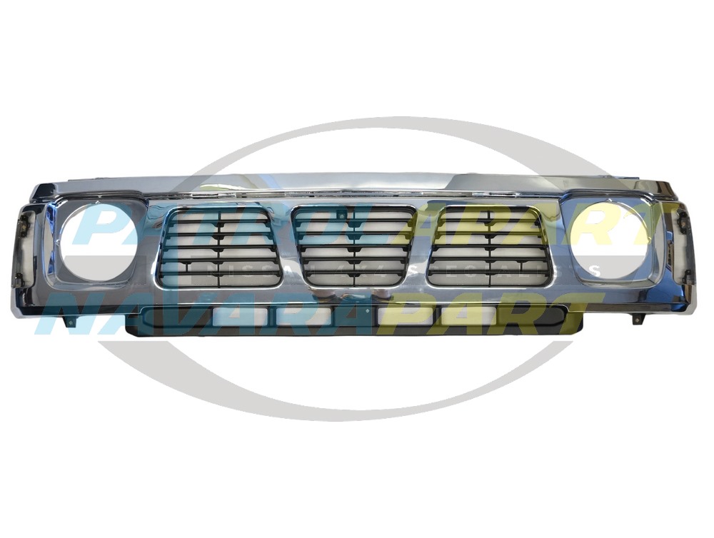 Chrome Grille - Nissan Patrol Y60 GQ S1