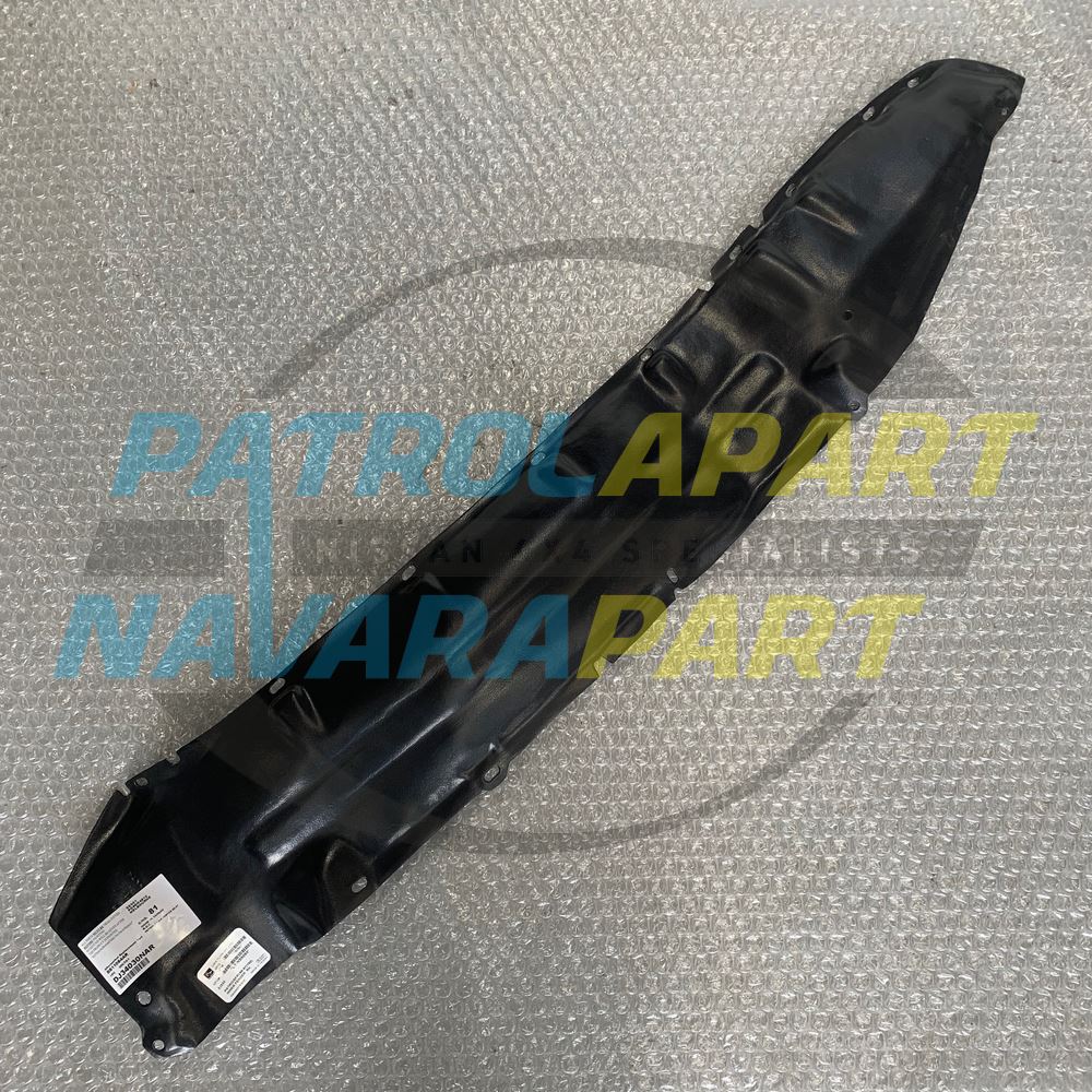Genuine Nissan Right Hand Plastic Inner Guard Liner - Nissan Patrol Y60 GQ