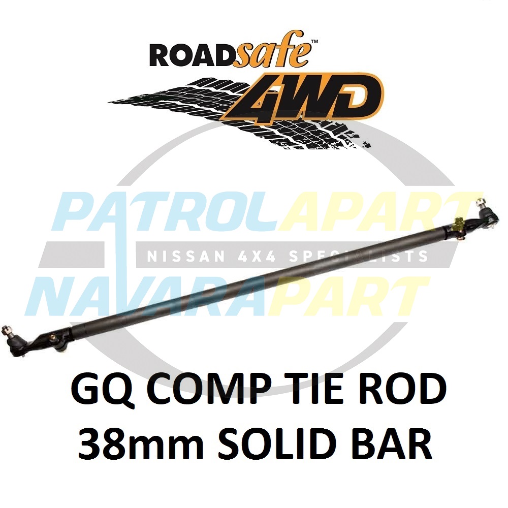 38mm Solid Tie Rod Bar Assembly COMP SPEC suit - Nissan Patrol Y60 GQ