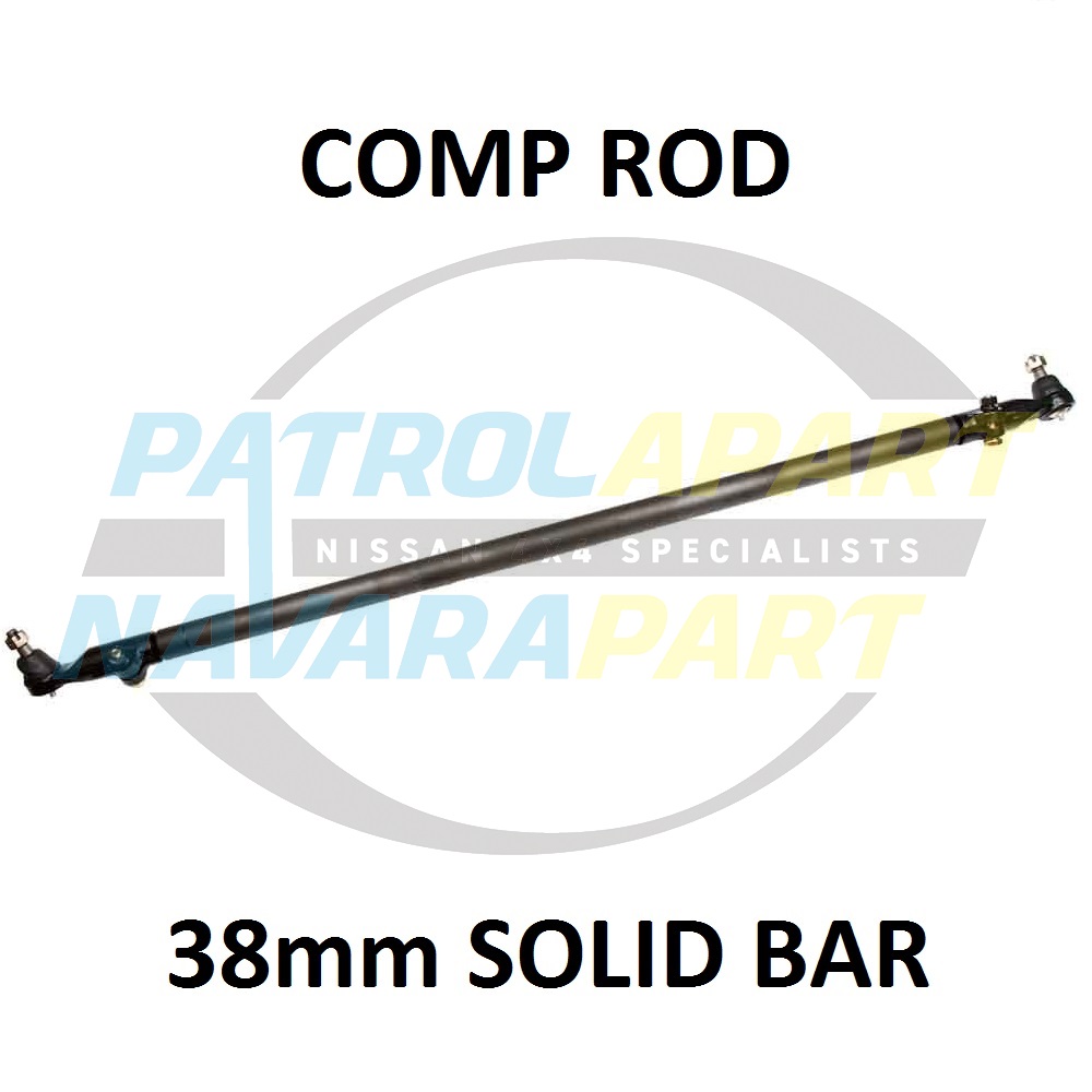 38mm Solid Tie Rod Bar Assembly COMP SPEC - Nissan Patrol Y61 GU