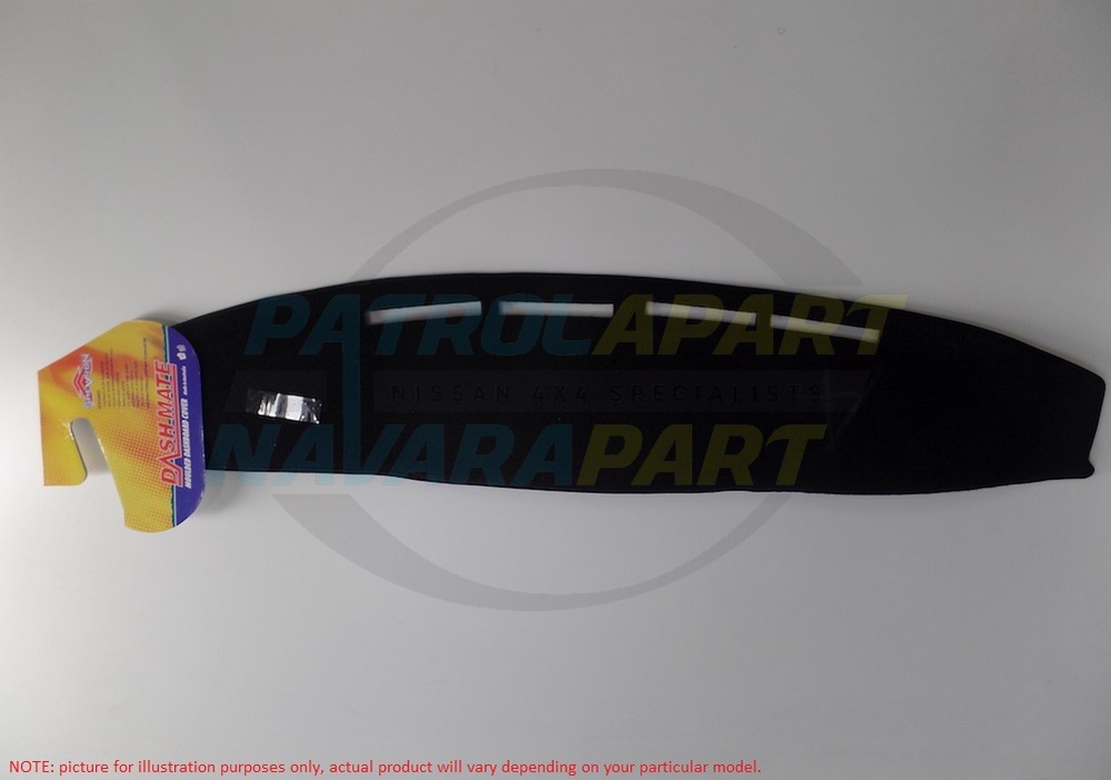 Shevron Coal Dash Mat with Passenger Airbag VK56 - Nissan Patrol Y62