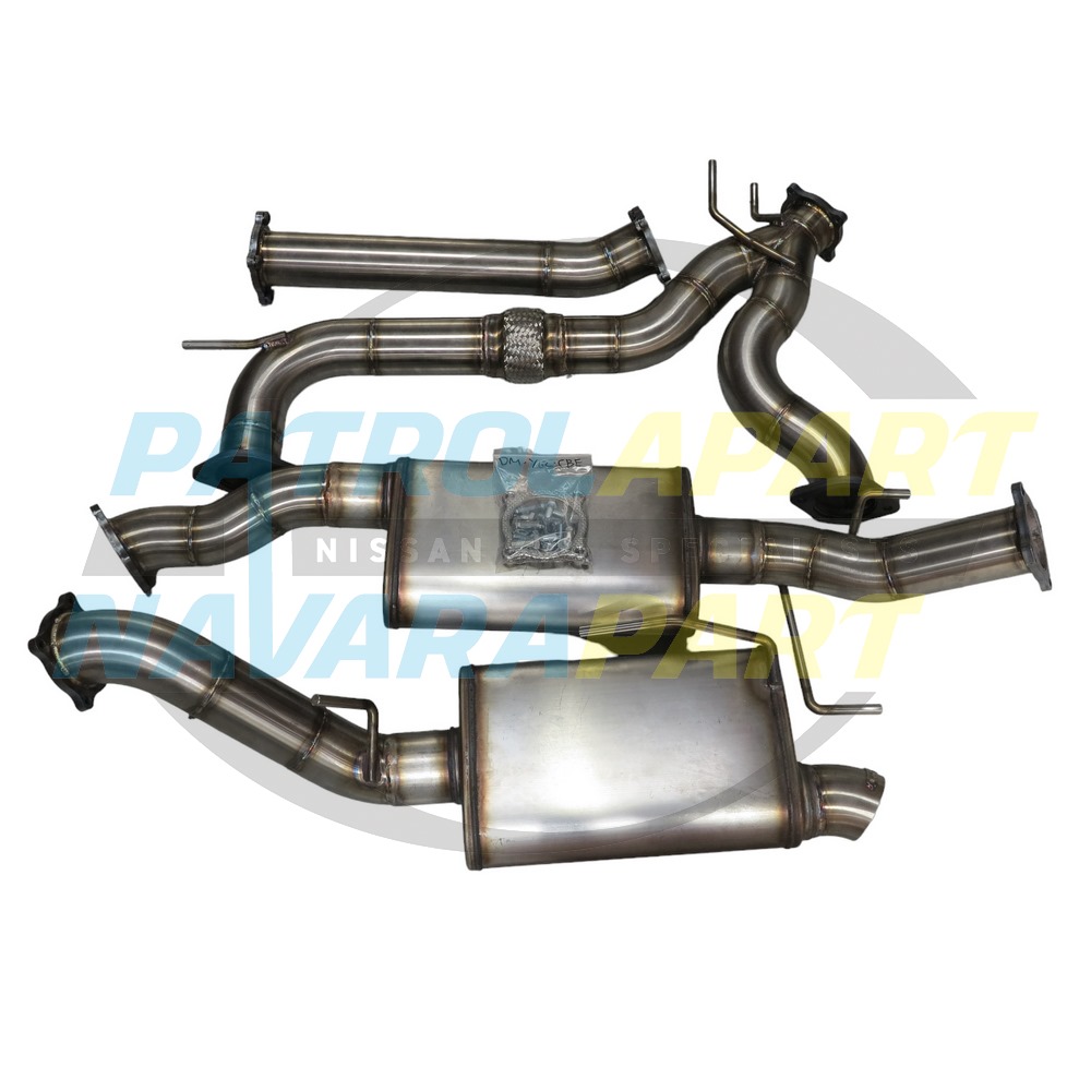 Dynomotive Stainless Cat Back Exhaust - Nissan Patrol Y62