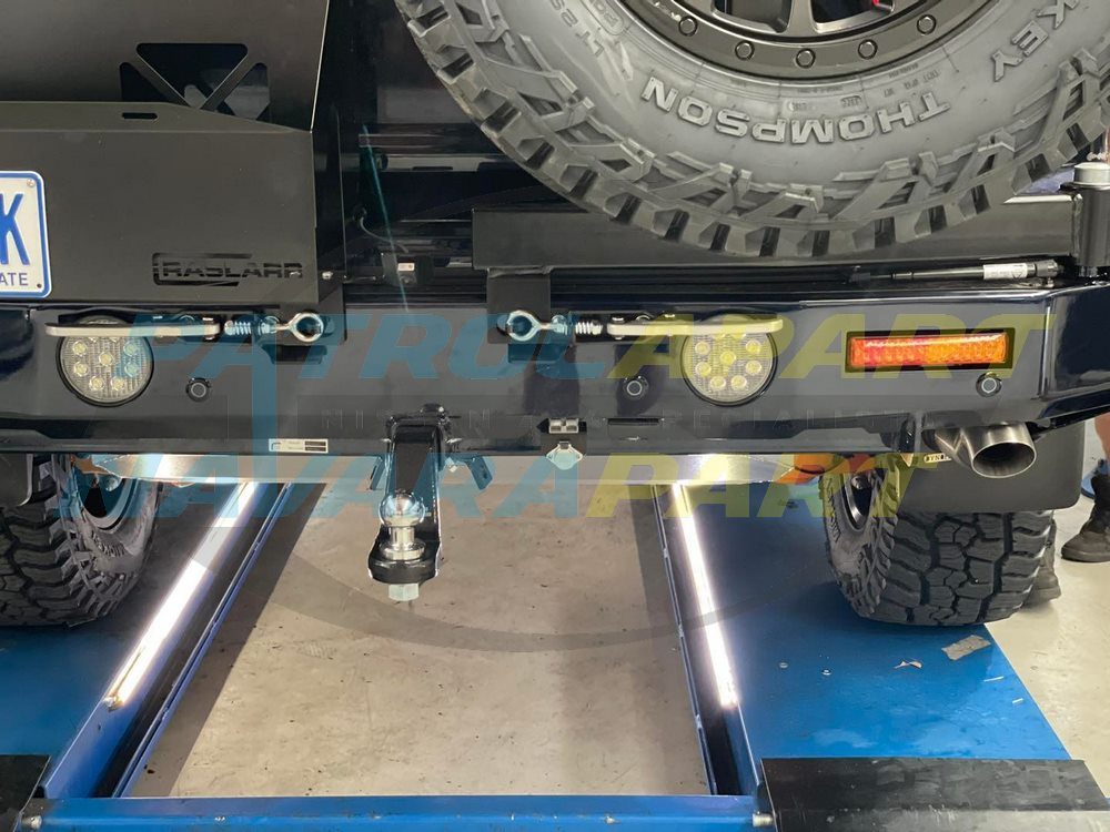 Stainless Cat Back Exhaust to Suit Raslarr Rear Bar - Nissan Patrol Y62