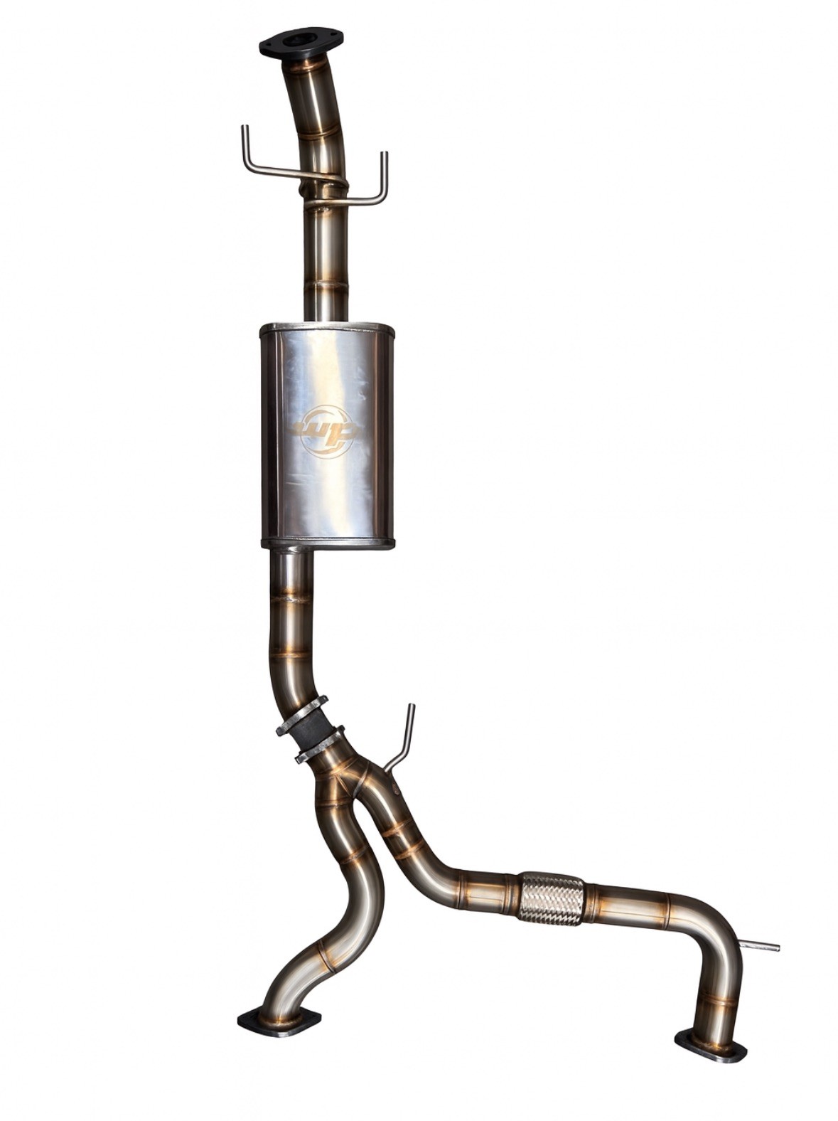 Dynomotive Exhaust Muffler Replacement MID SECTION VK56 - Nissan Patrol Y62