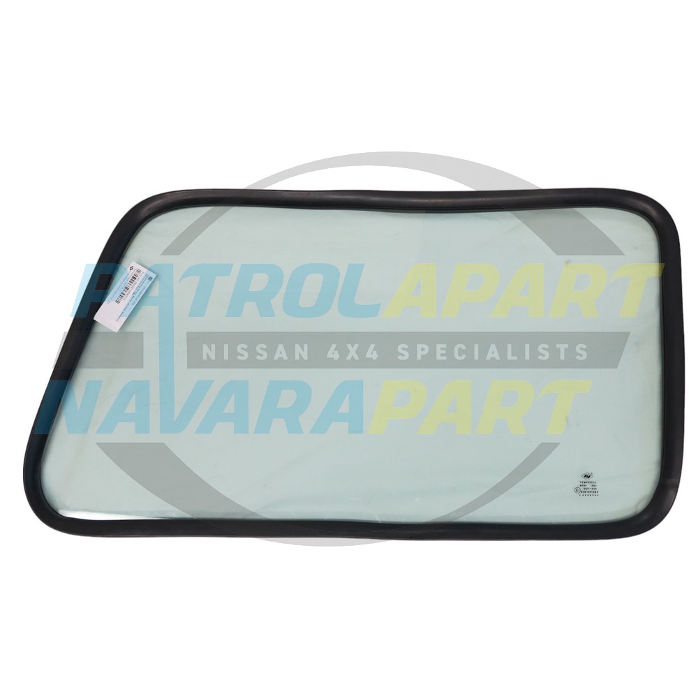Replacement Solid Fixed Side Window Glass Only Drivers Side - Nissan Patrol Y60 GQ